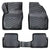 3D Floor Mats Liner Interior Protector Fit Ford Focus 1 1998-2004 (Black)