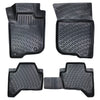 3D Molded Interior Car Floor Mat for Mitsubishi L200 Triton 2005-2018(Black)