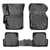 3D Molded Interior Car Floor Mat For Mazda 3 Sport Speed3 Hb 2009-2012 (Black)