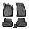 4 Pcs 3D Car Floor Mats Fit For Seat Ateca 2016 > Up(Black)