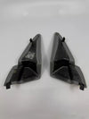 Mercedes W124 Compatible Mirror Inside Plate Trim Left and Right with Hole 2 Pieces