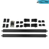 Volkswagen Taigo 2020-UP Compatible Lockable Roof Rack Cross Bars Rails Black