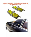 Chevrolet Caprice 1980-1990 Compatible Trunk and Front Lock Emblem Chevy Full Set