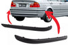 BMW E46 Sedan 1998-2002 Compatible Rear Bumper Moulding Strip Trim Set 2 Pieces