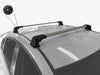 Mitsubishi Lancer 2008-2017 EVO Compatible Silver Roof Rack Cross Bar Fixed Point 2 Pieces