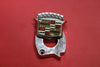 Cadillac Fleetwood Eldorado Deville Seville 1977-1992 Compatible Silver Color Repro Trunk Lock Cover Emblem