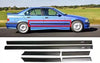 Bmw E36 M3 4 Door Sedan 1992-1998 Compatible Body Side Molding Door Moulding Trim