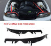 BMW E39 Compatible Headlight Upper Cover Rubber Strip Seal Gasket Set