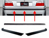 Bmw E36 M3 Compatible Rear Bumper Trim Moulding Strip Set 3 Pieces