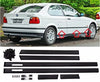 BMW 318ti Compact HB 2D 1993-2000 E36 Compatible M3 Style Body Side Door Moulding Trim