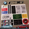 BMW E36 Compatible Decal Set Stickers All Models Best Quality