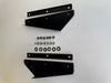 Land Rover Defender 90 110 130 1986-2016 Compatible Rubber Mud Flap Front Side with Bracket Set