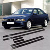 BMW E39 1997-2003 Compatible M5 Style Door Bodyl Side Moulding Trim 6 Pieces