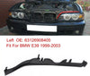 BMW E39 Compatible Headlight Upper Cover Rubber Strip Seal Gasket Set