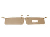 Mercedes R107 SL 1971-1989 Compatible Sunvisor with Metal Bracket Clips Set Beige