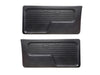 Interior Door Panel For BMW E30 Coupe Cabriolet 3 Series 1982-1994 Black 2 PCS