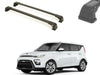 Kia Soul 2020-Up Compatible Black Roof Rack Cross Bars