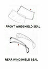 Front and Rear Rubber Window Windshield Seal Set 2 PC Mercedes Benz W114 W115