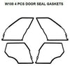 Door Seals Weatherstrip Seal Gaskets 250S 280S 250Se 280Se Mercedes Benz W108