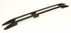 Fit For Citroen Berlingo 2 Roof Rails Luggage Port Rack Bar Black 2008-Up (Long Wheel Base)