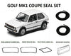 Volkswagen Golf 1 MK1 GTI COUPE Windows, Trunk Rubber Seals Gaskets 1976-1987