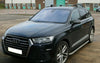 Audi Q7 2015-2021 Compatible Black Roof Rack Cross Bars