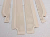 Door Sill Plate Rubber Protector Cover for Mercedes Benz W109 280 SEL 300 SEL 4 PCS Cream