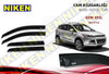 Smoked Door Window Vent Visor Sun Deflector Fit For Ford Escape Kuga 2012-Up