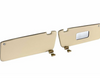 Sunvisor And Clips Set For Mercedes R107 W107 C107 Cream Color 1078100570 1078100610