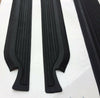 Door Sill Plate Rubber Protector Cover for Mercedes Benz W109 280 SEL 300 SEL 4 PCS Black