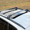 Strong Roof Rack Cross Bars for Audi A4 B9 Avant 2015 - Up Black