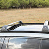 Strong Roof Rack Cross Bars for Audi A4 B9 Avant 2015 - Up Black