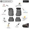 3D Molded Interior Car Floor Mat for Audi A4 B9 2015>2019 (Black)