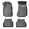 3D Molded Interior Car Floor Mat for Audi A4 B9 2015>2019 (Black)