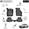 Custom Molded Rubber Floor Mat for Audi A3 2020 - Up Black