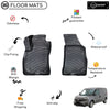 Custom Molded Rubber Floor Mat for Fiat Doblo VAN 2015 - Up Black