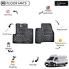 Custom Molded Rubber Floor Mat for Fiat Ducato 2006 - Up Black