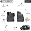 Custom Molded Rubber Floor Mat for Fiat Fiorino VAN 2007 - Up Black