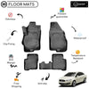 Custom Molded Rubber Floor Mat for Fiat Linea 2007 - Up Black