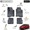 Custom Molded Rubber Floor Mat for Fiat Panda 2011 - Up Black