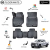 Custom Molded Rubber Floor Mat for Ssangyong Grand Musso 2018 - Up Black