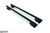 Black Fit For Fiat Doblo 5D (SWB) (Standard Roof) Top Roof Rack Cross Bars 2010-