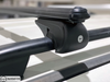 Black Fit For Lada 111 SW Top Roof Rack Cross Bars Rails Lockable 1998-