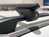 Black Fit For Fiat Freemont Top Roof Rack Cross Bars Rails Lockable 2011-