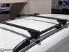 Black Fit For Skoda Fabia Scout HB Top Roof Rack Cross Bars 2009-2014