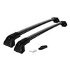 Strong Roof Rack Cross Bars for Genesis GV60 2022-2023 Black