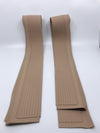 Pair Rubber Door Sill Cover Protection For Mercedes-Benz R107 C107 W107 SL Class - Beige 1076860180 1076860280