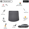 Vehicle Specific Rubber Trunk Mat Cargo Liner for Audi A4 B9 Stw 2016 - Up