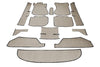 Mercedes Benz W114 W115 Sedan Complete Floor Carpet Set 13 Pieces Cream Color