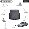 Vehicle Specific Rubber Trunk Mat for Mercedes C Class W203 2001 - 2007